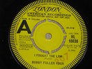 BOBBY FULLER FOUR. I FOUGHT THE LAW. LONDON HL 10030 (VERY, VERY RARE DEMO).