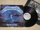 METALLICA LP RECORD *RIDE THE LIGHTNING* RARE 1st PRESS on MEGAFORCE
