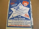 RARE  HIP HOP 1/3 SIZE FLIER FUN HOUSE.CRASH CREW.FORCE MDS.ROCK MASTER SCOTT