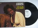 LORRAINE JOHNSON  /  THE MORE YOU WANT  /  LP On PRELUDE