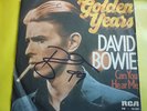 45 GIRI DAVID BOWIE GOLDEN YEARS AUTOGRAPH
