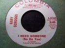 GARY SCRUGGS-I Need someone/Gentle when you say the word 45 rare soul promo