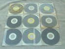 Nine Seeburg Basic, White Label Records for 1000 Background Music System