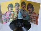 The Beatles SGT PEPPERS LONELY HEARTS CLUB SILVER & BLACK PARLOHONE BANNER LABEL