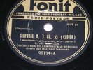 CARL SCHURICHT  BEETHOVEN SYMP.N°3  RARE 6-78 RPM COMPLETE SET 1941 EX BERLIN PO