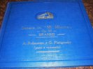 Arthur Rubinstein (piano) Piatigorsky (cello) - Brahms Cello Sonata 3-78 rpm EX