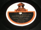 ACUSTIC 78 RPM FRANZ von VECSEY VIOLIN DVORAK BAZZINI  ODEON SIGNED EXCELLENT