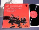 BACH BEETHOVEN BRAHMS 7 violin concertos GRUMIAUX philips 4 lp mint-