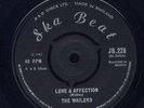 Wailers - Love and Affection / Teenager In Love UK orig 7