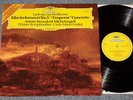 BEETHOVEN 5.Piano Concerto MICHELANGELI, GIULINI 1stPress DGG MINT