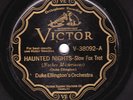 Victor #V-38092 Race: Duke Ellington Orch.- Haunted Nights/The Duke Steps Out V+