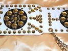 Elvis style new inproved sundial belt for 70s elvis jumpsuit and free uk postage