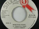 Reggae 45 LENNIE HIBBERT Montego Rock on Studio 1 VG++