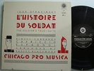REFERENCE RECORDINGS RR-17 STRAVINSKY L'HISTOIRE DU SOLDAT 45 RPM LP MINTY