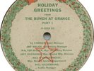 Holiday Greetings from Bunch at Orange Edison Diamond Disc Rare