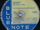 Hear Jazz 78 rpm THELONIOUS MONK SEXTET Skippy BLUE NOTE 1602 Lou Donaldson