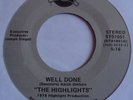 THE HIGHLIGHTS   SOUNDTRACK 45 RARE   HEAR IT private GOSPEL deep soul NM