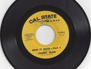 TOMMY BUSH Skin It Back 45 on Cal State funk M- HEAR