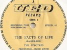 The Spectres - Facts of Life 7'' - UED Records - RARE Irish Freakbeat/Garage