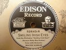 EDISON 52643 WALTER SCANLAN Smiling Irish Eyes / ERNEST HARE   Late ELECTRIC N-