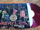 RARE THE BEATLES FORETASTE SGT PEPPER BAND REMIXES PURPLE SWIRL VINYL LP EX COND