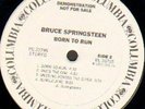 BRUCE SPRINGSTEEN BORN TO RUN EX RARE WHITE LABEL PROMO LP TIMING STRIP NR MINT