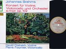 OISTRAKH & FOURNIER BRAHMS COLUMBIA SMC 80900 STEREO LP