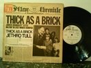JETHRO TULL usa LP THICK AS A BRICK Rock PROMO/WHITE LABEL/SPINE SPLIT REPRISE