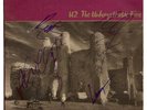 U2 THE UNFORGETABLE FIRE - SIGNED BY BAND - VINYL LP (SLEEVE ONLY) 100% ORIGINAL