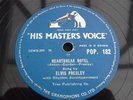 ELVIS PRESLEY HEARTBREAK HOTEL RARE 78 RPM RECORD EX CONDITION