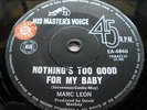 Marc Leon/Nothing’s Too Good For My Baby/Freddie Cook/R&B Shakers/OZ HMV Label S