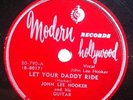 RARE BLUES - JOHN LEE HOOKER 78 on Modern 20-790 