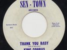 KING COBRAS Thank You Baby RARE NORTHERN SOUL 45 Sen-Town LISTEN