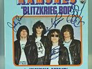 RAMONES. BLITZKRIEG BOP. ORG FRENCH PRESSING. SIGNED BY ALL 4 ORIGINAL MEMBERS