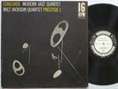 MODERN JAZZ QUARTET Concorde PRESTIGE 16 DG MONO W 50TH ST NYC 16RPM JAZZ LP