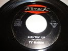 NORTHERN SOUL-TY KARIM- ROMARK 45 RPM- LIGHTIN' UP/ DON'T LET ME BE LONELY- HEAR