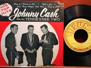 JOHNNY CASH SUN 45 EP PS EPA 114 Tennessee Two HIS TOP HITS Rockabilly Picture