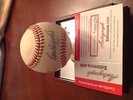 Don Drysdale signed oml baseball coa autograph reference.com