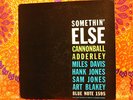 Cannonball Adderley Somethin' Else Miles Davis Blue Note 1595 DG RVG EAR W 63RD