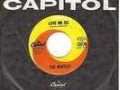 CANADA ROCK CAPITOL 72076 1963 45 RPM THE BEATLES : LOVE ME DO + P.S. I LOVE YOU