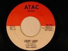 SOUL AGENTS (JIMI HENDRIX) detroit soul/funk 45 FOXY LADY/INST ATAC VG