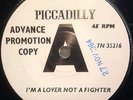 The Brand GARAGE FREAKBEAT BLUES DEMO 45 I'm A Lover Not A Fighter HEAR IT BB500