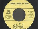 Ohio Bluegrass 45  Red Allen & Frank Wakefield  TROUBLE ROUND MY DOOR  Starday