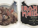 IRON MAIDEN THE TROOPER  SHP SHAPED PICTURE DISC, VERY RARE ORIG 1983 LTD EDITIO