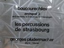 Vinyle 33T Les Percussions de Strasbourg  