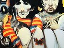 BEAUTIFUL ILLUSTRATION COVER THE BEATLES LP RECORD HOLLAND EXCLUSIVE VERY RARE