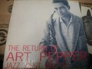 JAZZ Return of ART PEPPER West lp in great shape VERY SCARCE