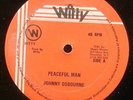 JOHNNY OSBOURNE Peaceful Man RARE ORIGINAL NEAR MINT WITTY 12