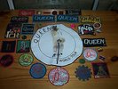 Queen Supremely Rare Fat Bottom Giant patch + Rare Patches+Badges