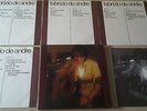 FABRIZIO DE ANDRE raro cofanetto 4 LP Ricordi box + libro